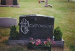 #125 - 3-0 - Gem Mist Granite - Cross with one deep shaped rose